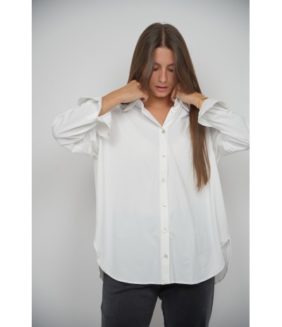 CHEMISE OXFORD BLANC W23730