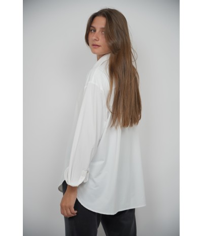 CHEMISE OXFORD BLANC W23730