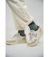 Baskets Low Leather Suede Vert
