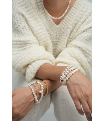 Bracelet Elastique Perle