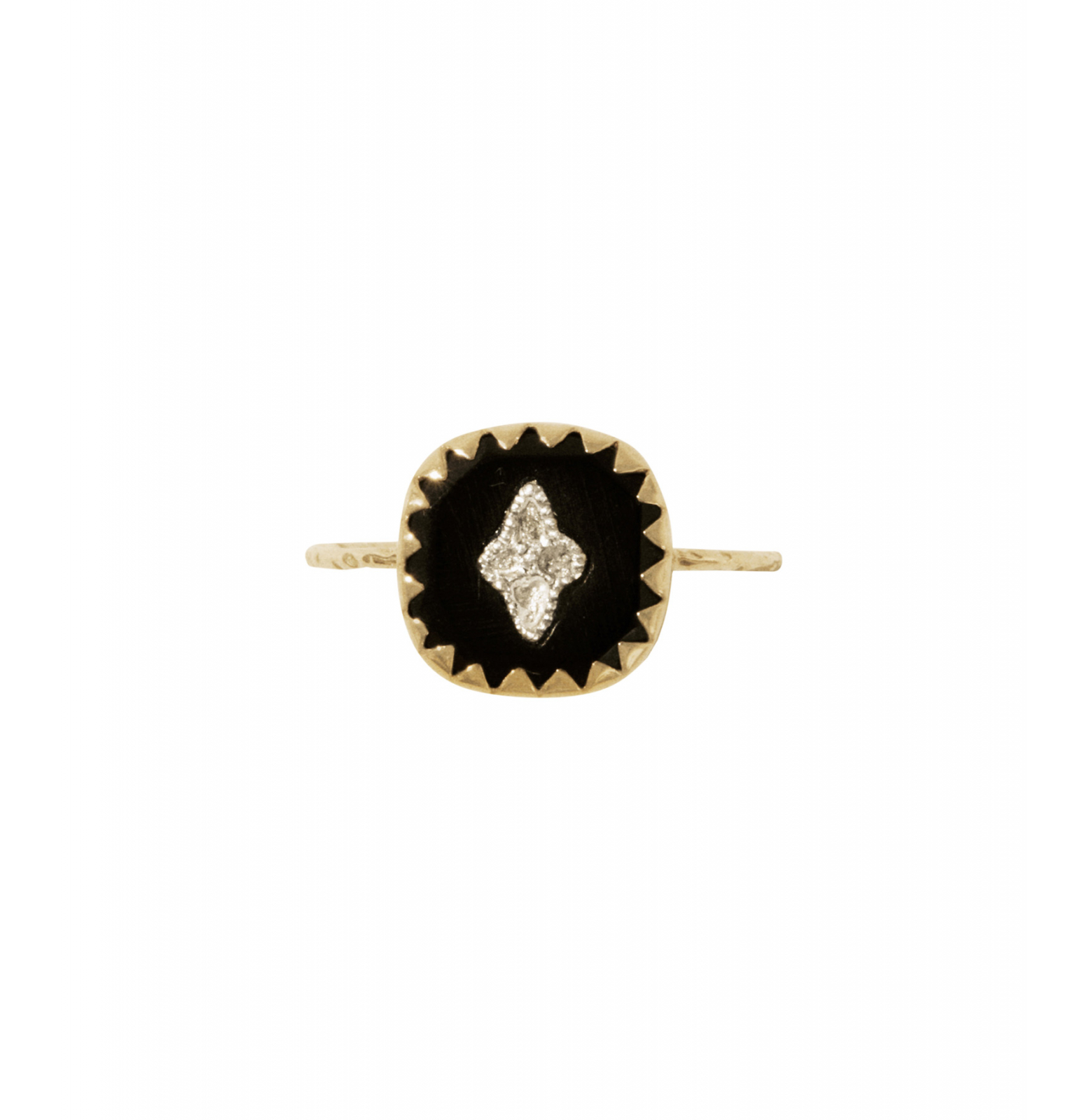 Bague Pierrot Noire Diamant