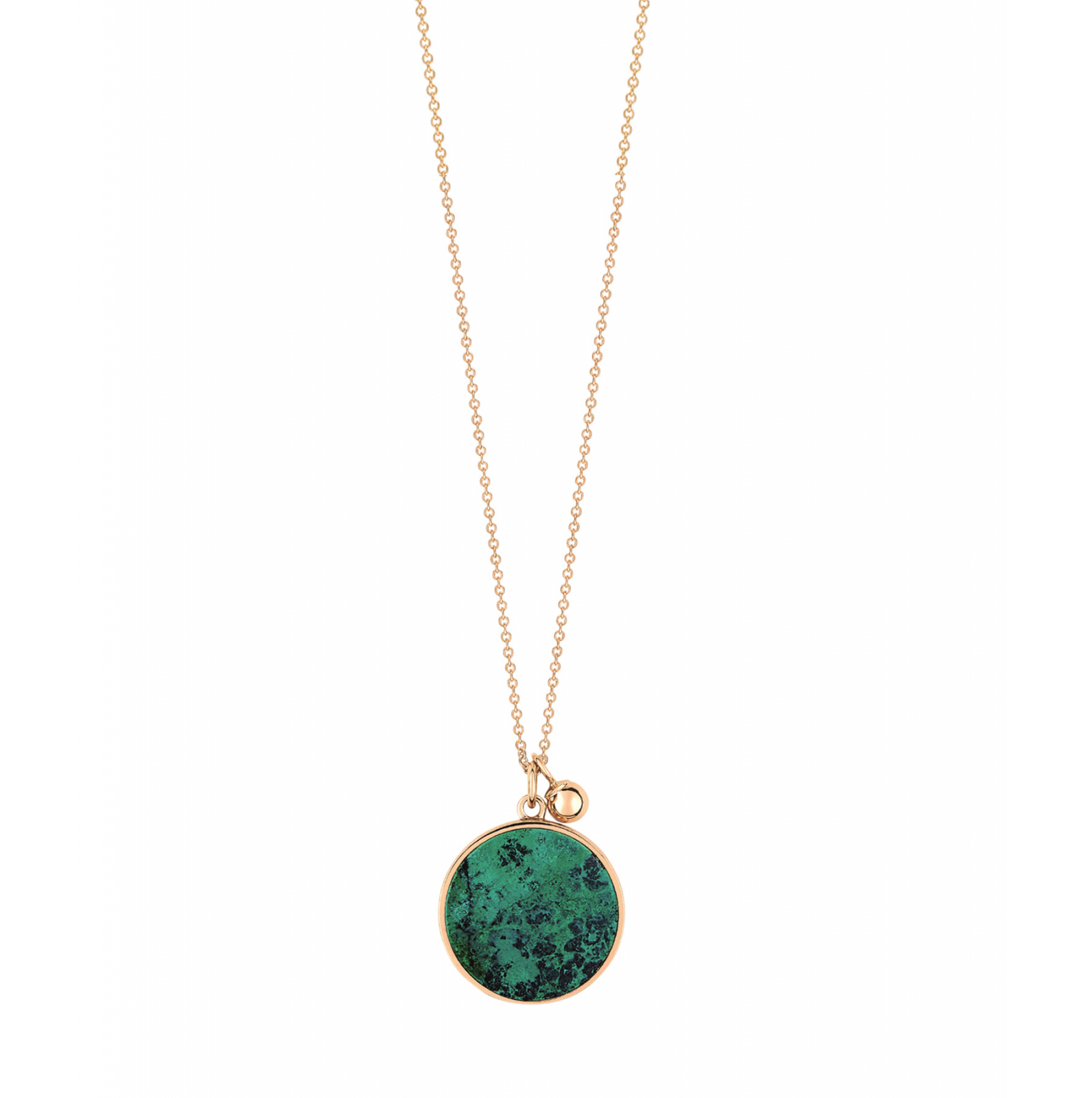 Collier Ever Disc Jade