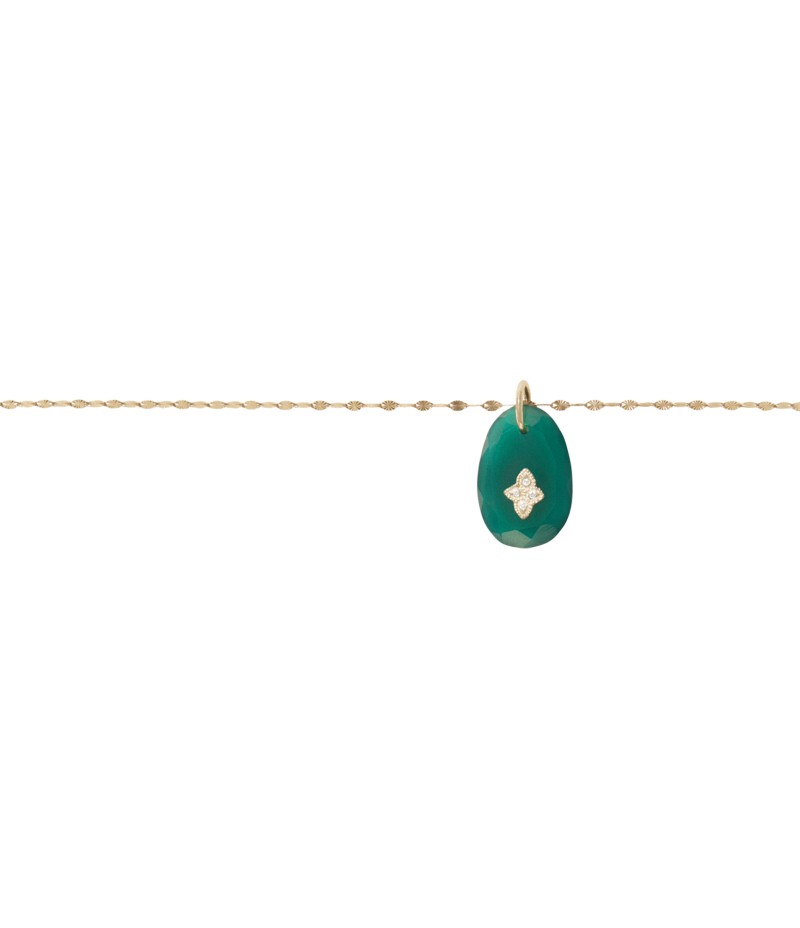 Collier Gaia N°1 Vert Onyx