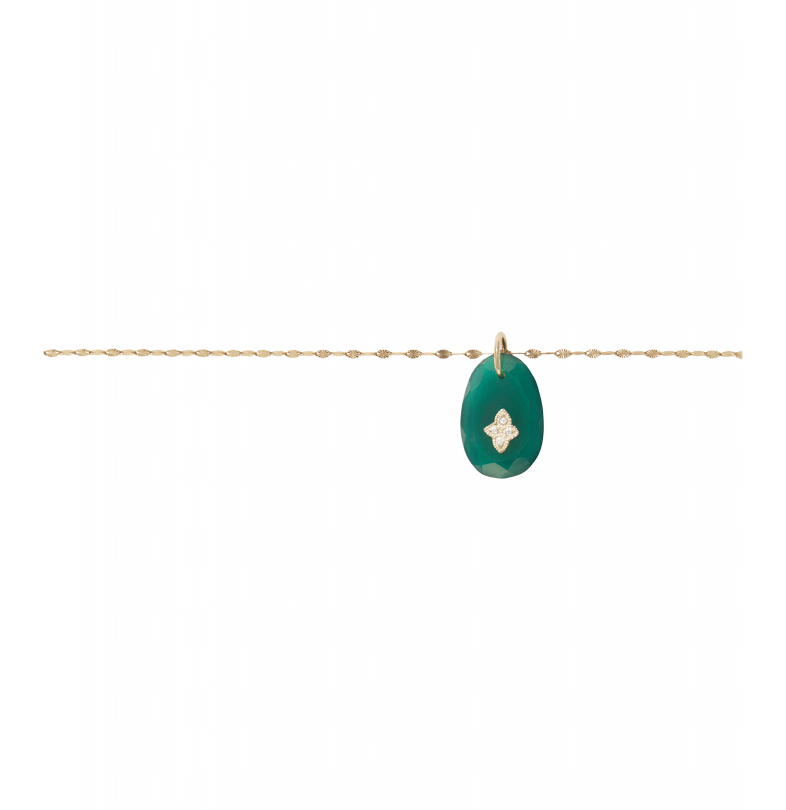 Collier Gaia N°1 Vert Onyx