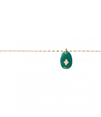 Collier Gaia N°1 Vert Onyx