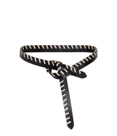 Ceinture Prune White Black