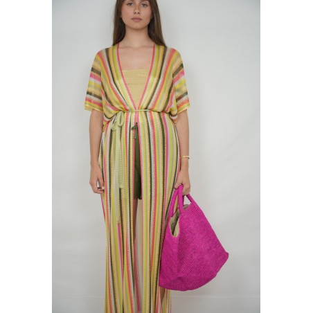 Gilet Long Lima Multico Jaune