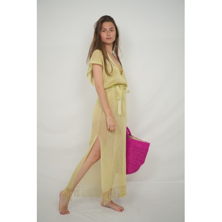 Poncho Long Pomme Lurex