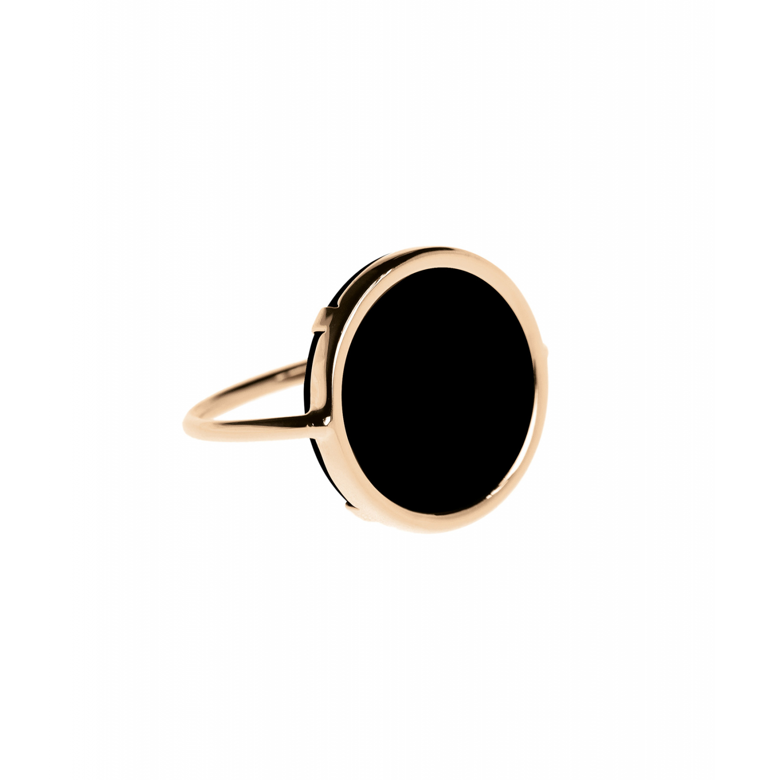 Bague Disc Onyx