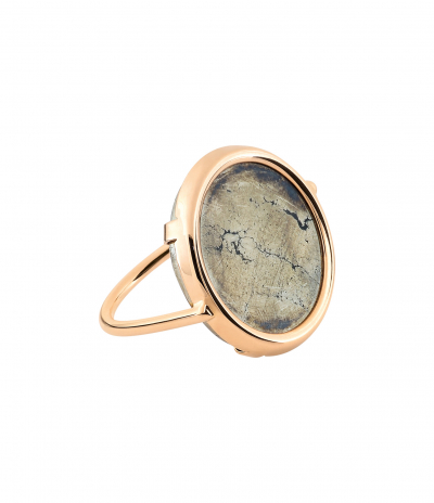 Bague Disc Pyrite