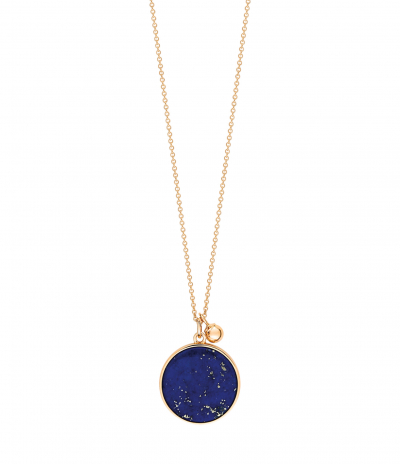 Collier Ever Disc Lapis