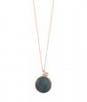 Collier Ever Disc Nacre Noire