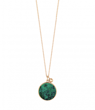 Collier Ever Disc Chrysocolle