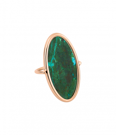 Bague Ellipse Chrysocolle