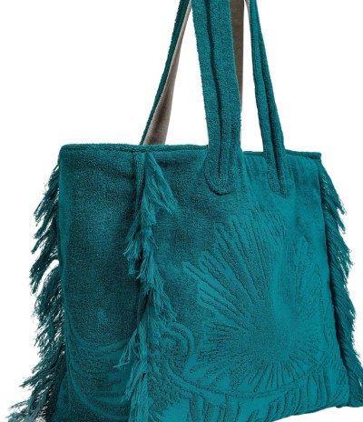 Sac Terry Tote Just Teal