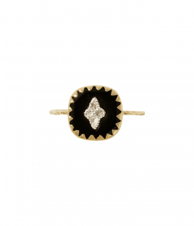 Bague Pierrot Noire Diamant