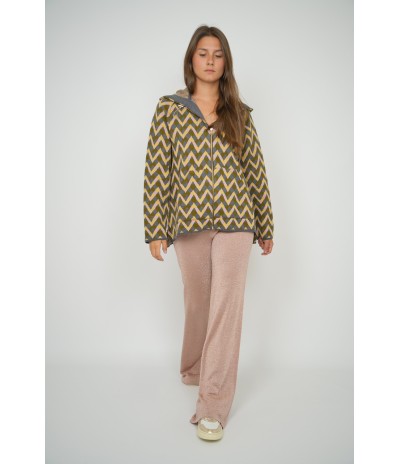VESTE K ZIGZAG KAKI