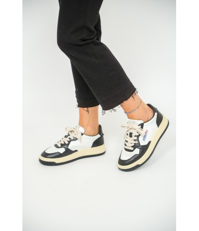 BASKET BICO BLANC NOIR