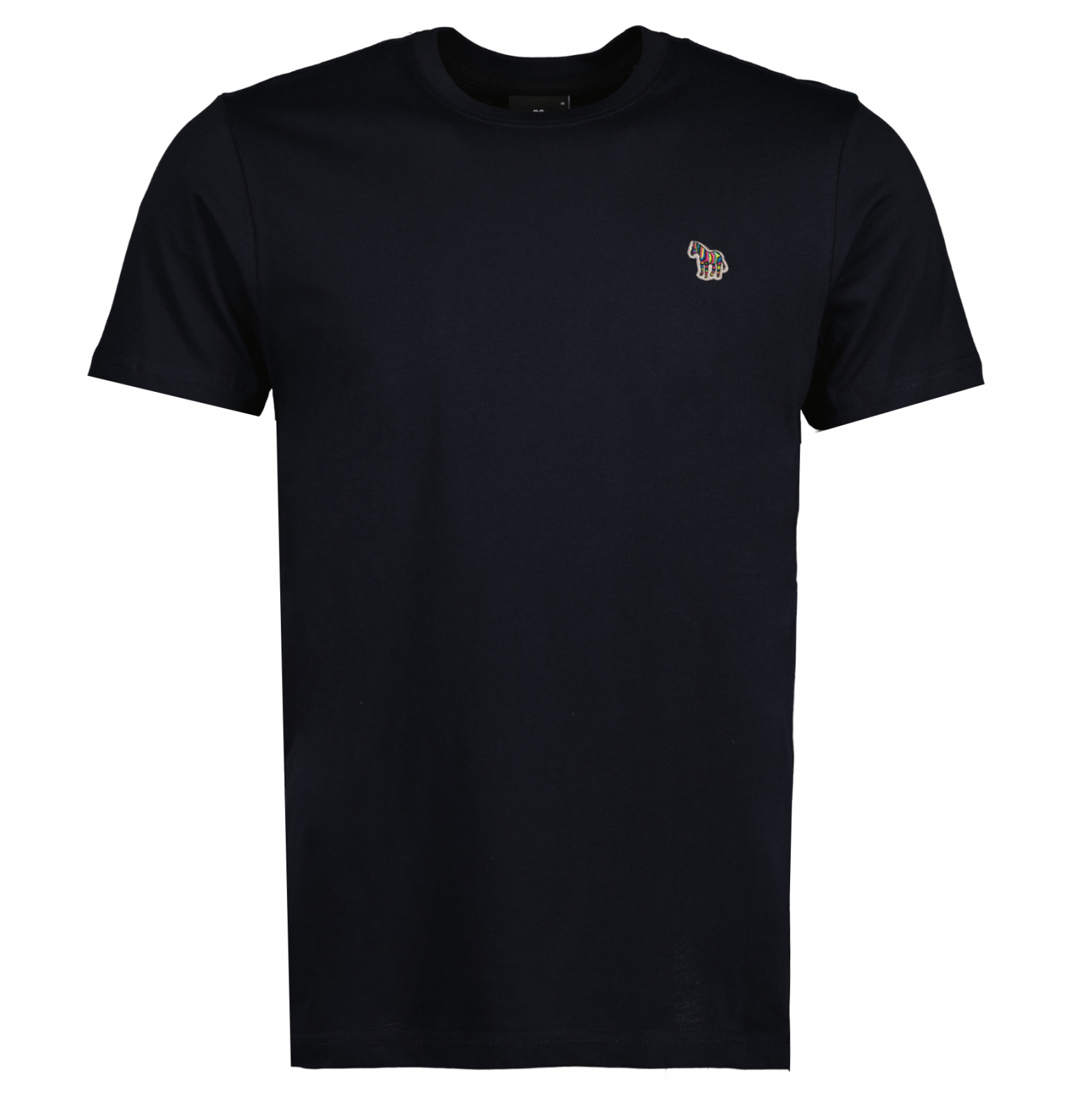 Tee-shirt Logo Zèbre Bleu Marine Slim Fit