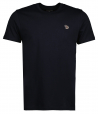 Tee-shirt Logo Zèbre Bleu Marine Slim Fit