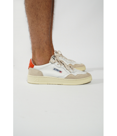 Baskets Medalist Cuir Suede Orange