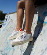 Baskets Medalist Cuir Suede Orange