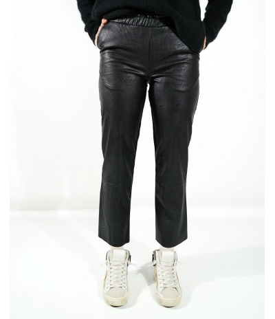Pantalon Cuir Vegan Black