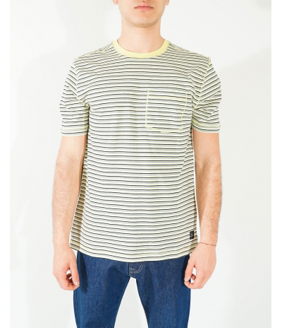 Tee-Shirt Pocket A Rayures