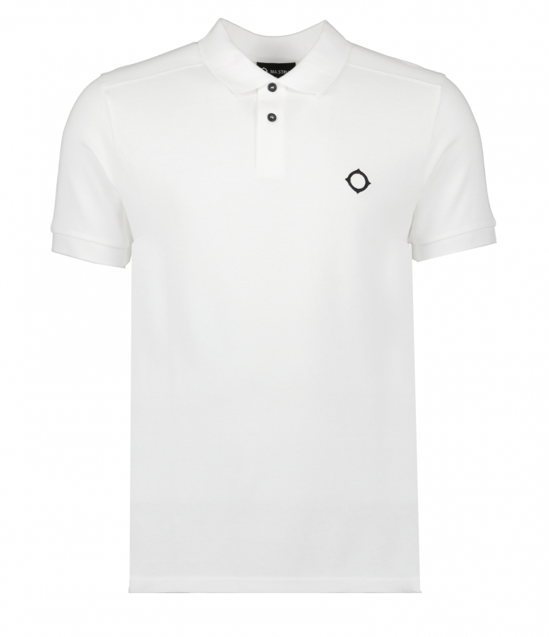 SS Pique Polo Blanc