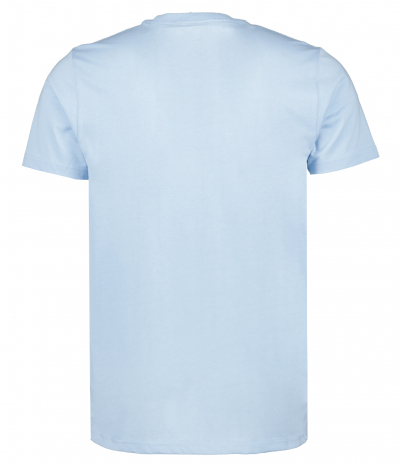 Tee-Shirt Logo Zèbre Bleu Ciel Slim Fit