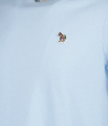 Tee-Shirt Logo Zèbre Bleu Ciel Slim Fit