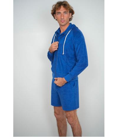 Sweat Capuche Marine