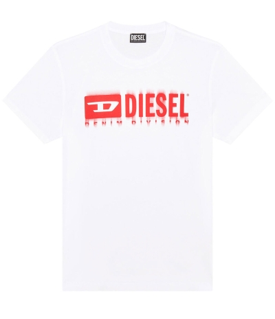 Tee-Shirt T-Diegor Blanc Logo Rouge