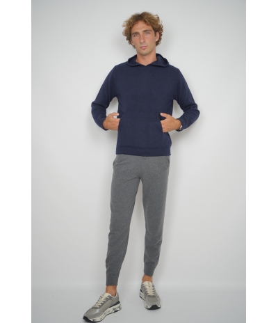Sweatshirt à Capuche Bleu...