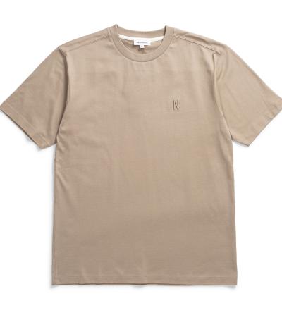 Johannes Organic N Logo T-Shirt Sand