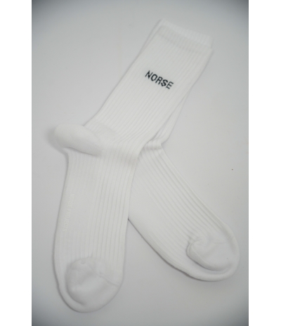 Chaussettes Logo White