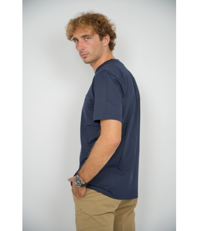 Johannes Organic N Logo T-Shirt Dark Navy